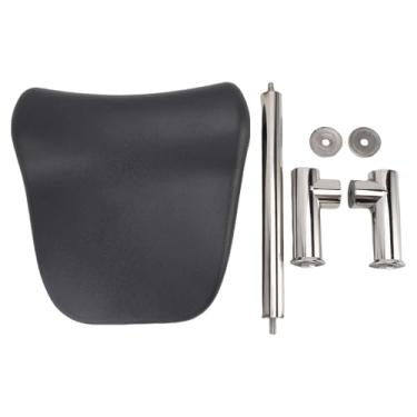 Imagem de Travesseiro de banheira à prova de água Suporte de aço inoxidável Travesseiro de banho SPA para acessórios de banheira Confortável Durável Design moderno Material PU 13,19 x 9,84