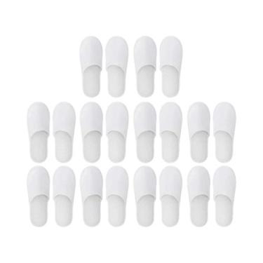 Imagem de Chinelos descartáveis fechados para homens e mulheres, sapatos do hote