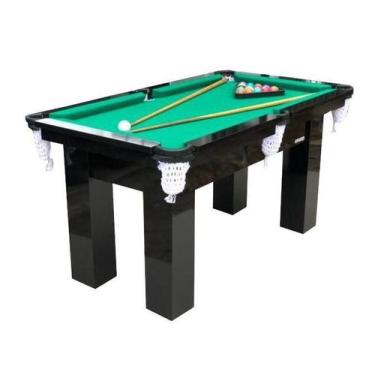 Imagem de Mesa de sinuca bilhar snooker RM4 Engers preta Base Ultra tecido verdo