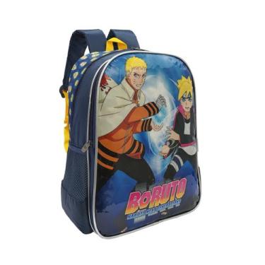 Imagem de Mochila costas escolar Infantil Juvenil Boruto Naruto Lucxel - Luxcel,