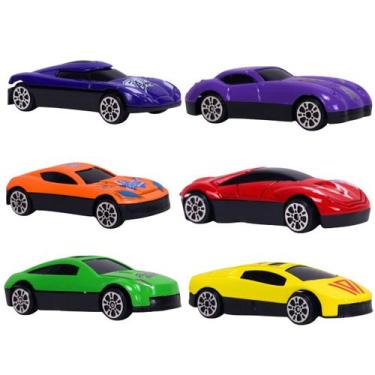 Imagem de Carrinhos Miniatura Esportivo Roda Livre Metal Sortidos Escala 1:64 - 