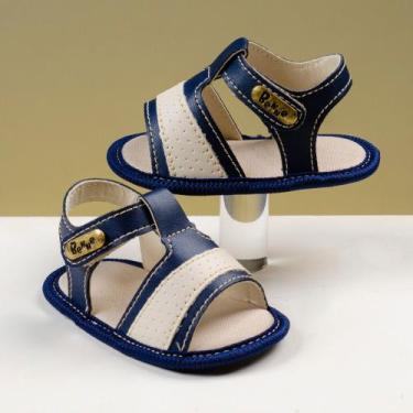 Imagem de sandalia masculina infantil recém nascido benne, Marinho, 16