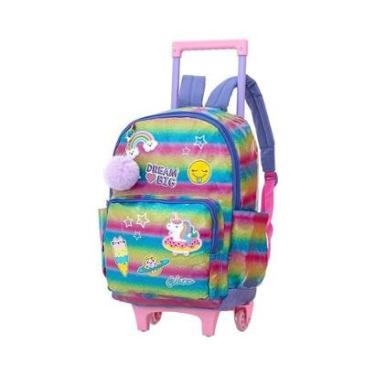 Imagem de Mochila Carrinho Rosa Dream Big | Seanite-Unissex