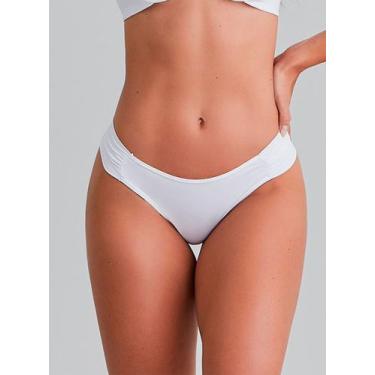 Imagem de Calcinha Fio Dental Nayane CA 01 02 0002 Bombom Microfibra T. P/GG, GG