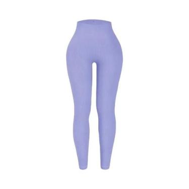 Imagem de Calças De Yoga Sem Costura De Cintura Alta Para Mulheres, Leggings Esp