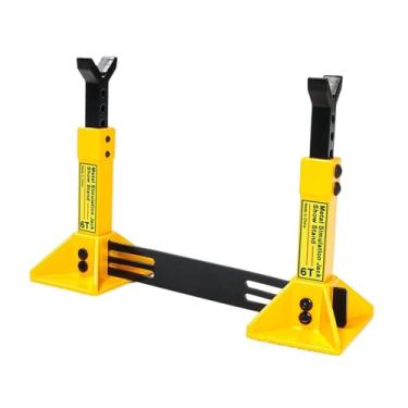 Imagem de Colaxi Suporte para macaco de carro com controle remoto, modelo em miniatura, brinquedo decorativo em escala, ferramenta de reparo para acessórios de, Amarelo