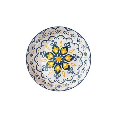 Imagem de Pratos de jantar, 4 peças, prato de jantar, simples, romântico, creme, cerâmica, em relevo, chá da tarde, prato de sobremesa, prato de frutas, prato de pão para cozinha, restaurante, banquete, cozinha