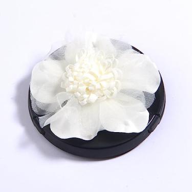 Imagem de NevStp 10 peças de flores artificiais de chiffon rosa camélia para decoração de vestido de convite de casamento, 28