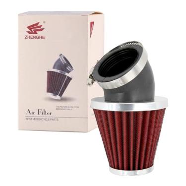 Imagem de ZHENGHE Filtro de ar de motocicleta de alto desempenho de 48 mm, 49 mm, 50 mm, respiro para Honda, Yamaha, Suzuki, Kawasaki, ATV, SSR, TTR, Dirt Bike, Pit Bike, GY6, AJS, Scooter, Moped Racing