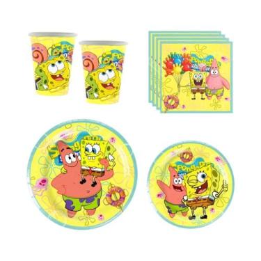 Imagem de Suprimentos Para Festa De Aniversário Do Bob Esponja E Patrick Estrela