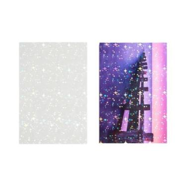 Imagem de Filme De Laminação Holográfico Autoadesivo A4, 20 Folhas, Adesivo De V