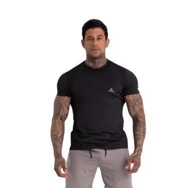Imagem de Camisa Térmica Masculina Com Proteção UV Ideal Para Treino Academia E Atividades Ao Ar Livre Fitness-Masculino