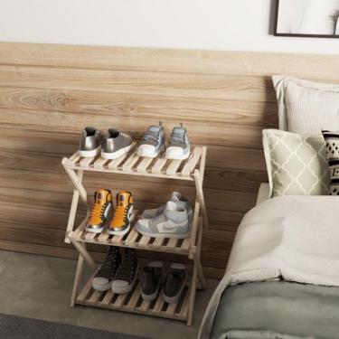 Imagem de     Estante De Canto Organizadora De Livros 3 Prateleiras Promo