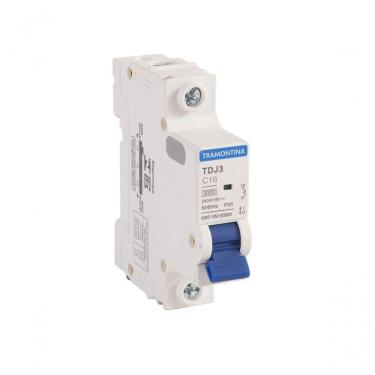 Imagem de Disjuntor Tdj3 1p 16a 3ka 230-400v Ca Curva C Tramontina
