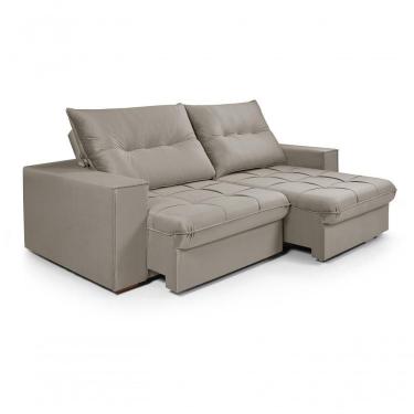 Imagem de Sofá Cancún 2,90 3 Lugares Império Estofados Veludo Veludo Castanho 170