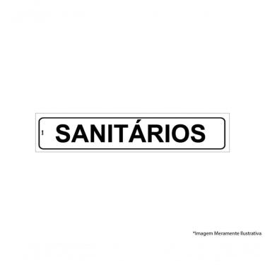 Imagem de Placa Sinal.Pvc 05X25Cm Sanitarios Ref2520