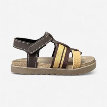 Imagem de Sandália Papete Molekinho Infantil Café-Masculino