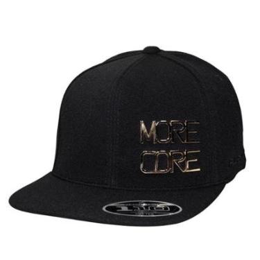 Imagem de Boné MCD Aba Reta Fitão Strapback Especial Flexfit Preto Dourado-Masculino
