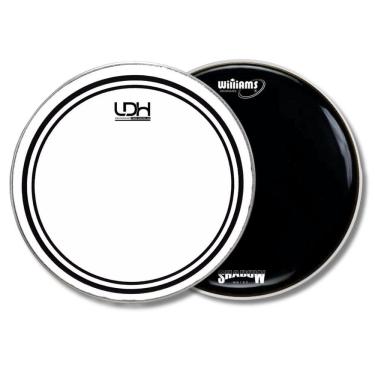 Imagem de Kit Peles Bumbo 22 Fiber Control G3 Hidráulica Duplo + Ws1Sc