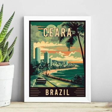 Imagem de Quadro Decorativo Ceará - Brasil 33X24Cm