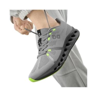 Imagem de Tênis Masculinos Respiráveis Para Corrida Com Fecho Giratório, Calçado