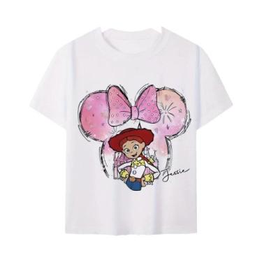Imagem de Camiseta De Verão Toy Story Jessie Para Crianças E Adultos, Casual Ove