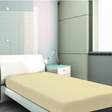 Imagem de Protetor De Colchão Solteiro Box Capa De Colchão Bege - Vida Pratika