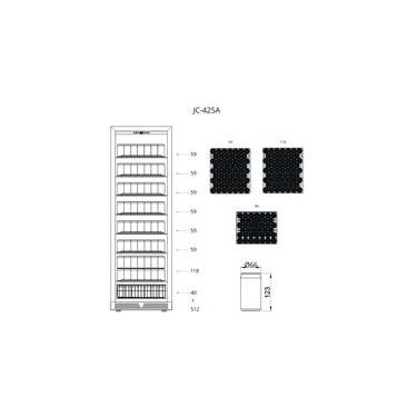 Imagem de Cervejeira de Embutir Cuisinart Arkton Advanced 425 Litros Single Zone 220V 4093160001