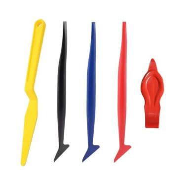 Imagem de Kit De Ferramentas Flexíveis Para Aplicação De Vinil Automotivo 5 Peça