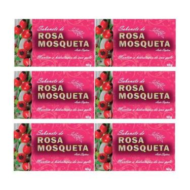 Imagem de Kit Sabonete em Barra Rosa Mosqueta Bionature 90g - 6 unidades