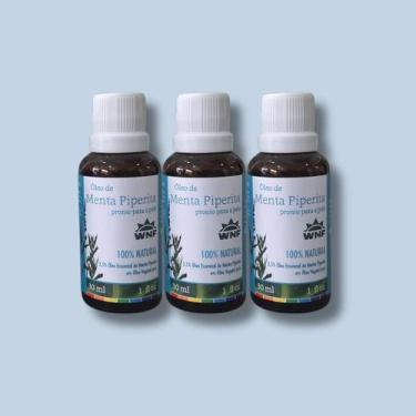 Imagem de Kit com 3un Óleo Essencial de Menta Piperita Pronto para pele 30ml WNF