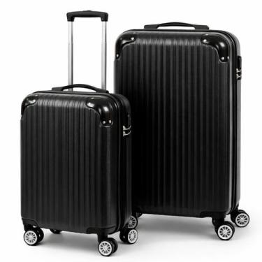 Imagem de Kit 2 Malas de Viagem Média e Pequena 56x37x24 E 51x33x22 Rígida Estoc