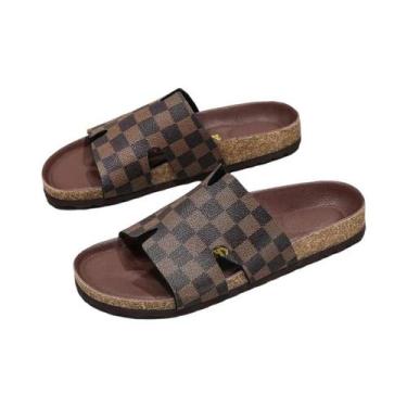 Imagem de Chinelos  Masculinos Confortáveis Ultra-Leves Minimalistas Para Praia 