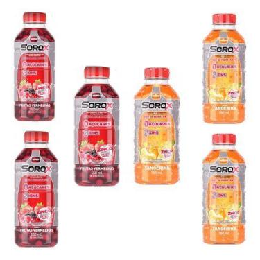 Imagem de Sorox Bebida Isotonico Tangerina Frutas Vermelhas 550ml c/6