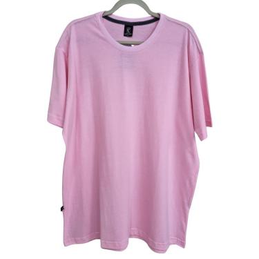 Imagem de Camiseta Básica Lisa Diversas Cores Algodão Confort Plus Size Tamanho Especial G1 ao G9-Masculino