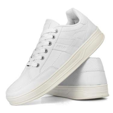 Imagem de Tenis Masculino Casual Preto Branco Leve Confortavel-Masculino