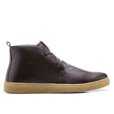 Imagem de Sapato Tenis Masculino De Couro Legítimo Casual Social Cano Médio Confortável Macio Dia a Dia-Masculino