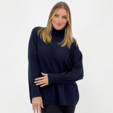 Imagem de Blusa Facinelli Tricot Básica Gola Alta Feminina-Feminino
