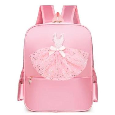 Imagem de Bolsa Mochila Mala Maleta Casual Passeio Infantil de Menina Bailarina 