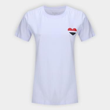 Imagem de Camiseta São Paulo Coração Tricolor Feminina-Feminino