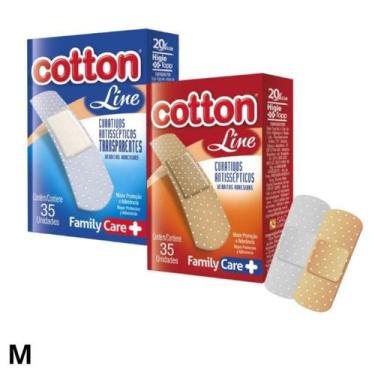 Imagem de Curativo Band-Aid Family Care kit 6 caixa C/35 Unidades Escolha a Cor 