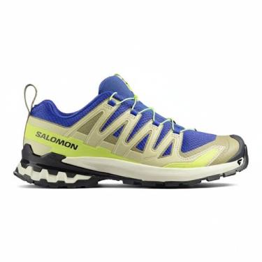Imagem de Tenis Salomon XA PRO 3D V9 Masculino, 42, Bege verde limao, Azul