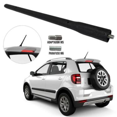 Imagem de Haste Da Antena De Teto Crossfox Polo Golf Gol G5 G6 Bora Up - Emblema