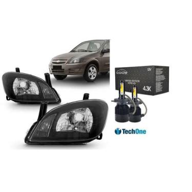 Imagem de Par farol celta prisma 06 07 08 09 10 11 12 13 14 15 com led - BBS / A