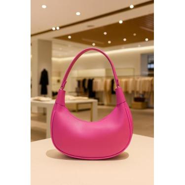 Imagem de Bolsa Feminina Meia Lua Baguete De Ombro Tendencia Moderna Festa Elega