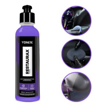 Imagem de Restaurax 240ml Vonixx Restaurador e Revitalizador de Plásticos Intern