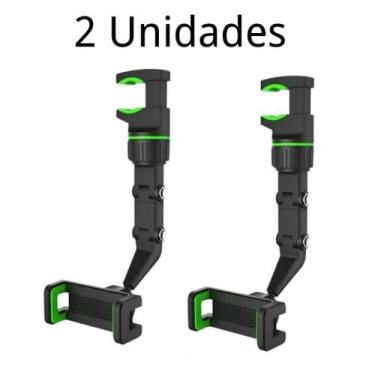 Imagem de Kit 2 Suporte Multifuncional Carro Espelho Retrovisor e Mesa universal