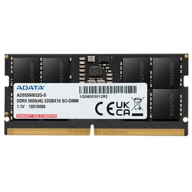 Imagem de Memória Para Notebook Adata, 32gb, Ddr5, 5600mhz - Ad5s560032g-s