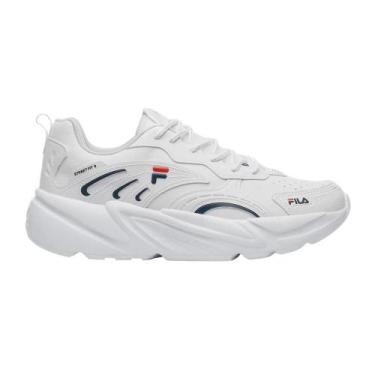 Imagem de Tenis fila street fit 2 feminino, Branco, Marinho, 40