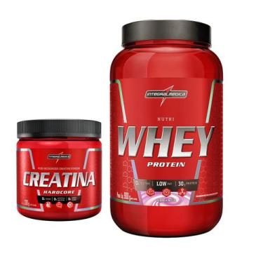 Imagem de Combo Integralmedica Nutri Whey 900g + Creatina 300g Kit - Integralméd